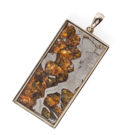 Seymchan meteorite jewelry set